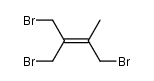 1,4-dibromo-2-bromomethyl-3-methyl-but-2-ene结构式