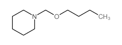 1-(butoxymethyl)piperidine Structure