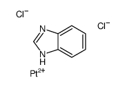 1H-benzimidazole,platinum(2+),dichloride Structure