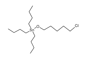 tributyl((5-chloropentyl)oxy)stannane结构式