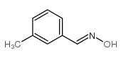 3-methylbenzaldehyde oxime Structure