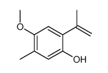 4-methoxy-5-methyl-2-prop-1-en-2-ylphenol结构式