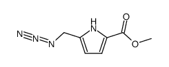 methyl 5-(azidomethyl)-1H-pyrrole-2-carboxylate结构式