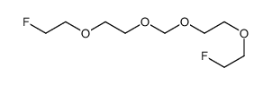 Bis[2-(2-fluoroethoxy)ethoxy]methane结构式