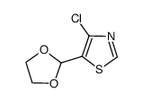 4-chloro-5-(1,3-dioxolan-2-yl)thiazole Structure