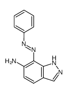 7-phenylazo-1(2)H-indazol-6-ylamine Structure