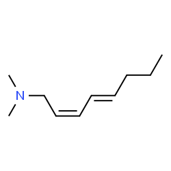 2,4-Octadien-1-amine,N,N-dimethyl-,(2Z,4E)-(9CI) structure