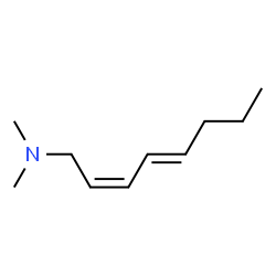 2,4-Octadien-1-amine,N,N-dimethyl-,(2Z,4E)-(9CI) Structure