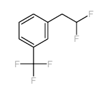 1-(2,2-difluoroethyl)-3-(trifluoromethyl)benzene结构式