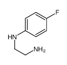 N-(4-氟-苯基)-1,2-乙二胺结构式
