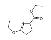 ethyl 5-ethoxy-3,4-dihydro-2H-pyrrole-2-carboxylate结构式