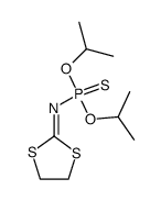 2-((Diisopropoxyphosphinothioyl)imino)-1,3-dithiolane Structure