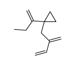 1-(2-Methylene-3-butenyl)-1-(1-methylenepropyl)cyclopropane结构式