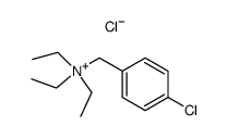 (4-chlorobenzyl)-tri-(ethyl)-ammonium chloride Structure