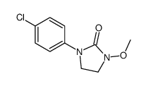 1-(4-Chlorophenyl)-3-methoxy-2-imidazolidone结构式