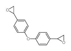 2-[4-[4-(oxiran-2-yl)phenoxy]phenyl]oxirane Structure