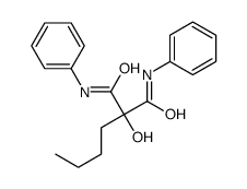 2-butyl-2-hydroxy-N,N'-diphenylpropanediamide Structure