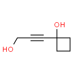 Cyclobutanol, 1-(3-hydroxy-1-propynyl)- (9CI) structure