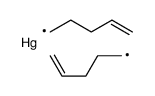 bis(pent-4-enyl)mercury Structure