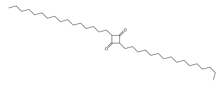 2,4-dihexadecylcyclobutane-1,3-dione Structure