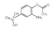 (4-acetyloxy-3-amino-phenyl)arsonic acid picture