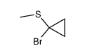 1-(methylthio)cyclopropyl bromide Structure