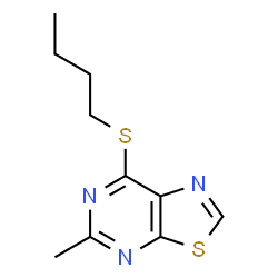 7-Butylthio-5-methylthiazolo[5,4-d]pyrimidine Structure