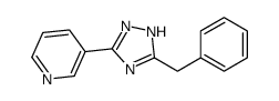 3-(5-benzyl-1H-1,2,4-triazol-3-yl)pyridine Structure