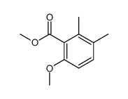 6-methoxy-2,3-dimethyl-benzoic acid methyl ester结构式