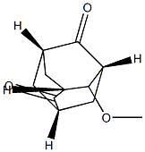 4-Methoxytricyclo[3.3.1.13,7]decane-2,6-dione结构式