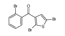 (2-bromophenyl)-(2,5-dibromothiophen-3-yl)methanone Structure