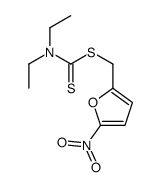 (5-nitrofuran-2-yl)methyl N,N-diethylcarbamodithioate Structure