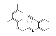 N-(2-cyanophenyl)-2-(2,4-dimethylphenoxy)acetamide Structure