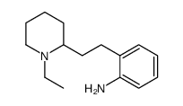 2-[2-(1-ethylpiperidin-2-yl)ethyl]aniline结构式