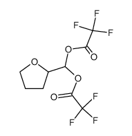 Tetrahydrofurfural-bis(trifluoracetyl)acylal结构式