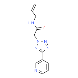 2H-Tetrazole-2-acetamide,N-2-propenyl-5-(3-pyridinyl)-(9CI) Structure
