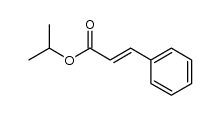 2-Propenoic acid, 3-phenyl-, 1-Methylethyl ester, (2E)-结构式