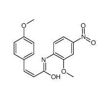 (E)-N-(2-methoxy-4-nitrophenyl)-3-(4-methoxyphenyl)prop-2-enamide Structure