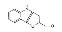 4H-furo[3,2-b]indole-2-carbaldehyde结构式