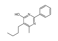 5-butyl-6-methyl-2-phenyl-1H-pyrimidin-4-one结构式