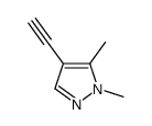 4-乙炔基-1,5-二甲基-1H-吡唑结构式