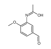 N-(5-formyl-2-methoxyphenyl)acetamide Structure