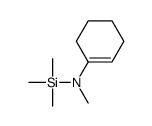 N-methyl-N-trimethylsilylcyclohexen-1-amine结构式