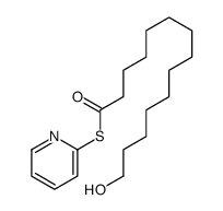 S-pyridin-2-yl 14-hydroxytetradecanethioate Structure