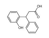 3-(2-hydroxy-phenyl)-3-phenyl-propionic acid Structure