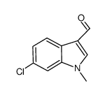 6-chloro-1-methyl-1H-indole-3-carbaldehyde Structure