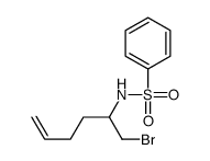 N-(1-bromohex-5-en-2-yl)benzenesulfonamide结构式