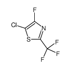 5-chloro-4-fluoro-2-(trifluoromethyl)-1,3-thiazole结构式