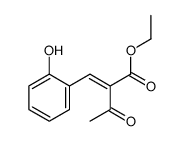 ethyl 2-[(2-hydroxyphenyl)methylidene]-3-oxobutanoate Structure