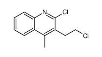 2-chloro-3-(2-chloroethyl)-4-methylquinoline Structure